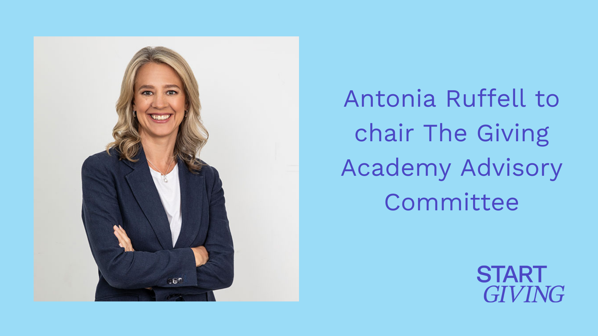 Antonia Ruffell to chair The Giving Academy Advisory Council