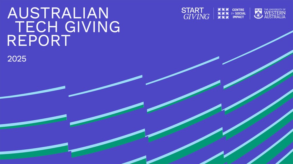 Australian Tech Giving Report Cover
