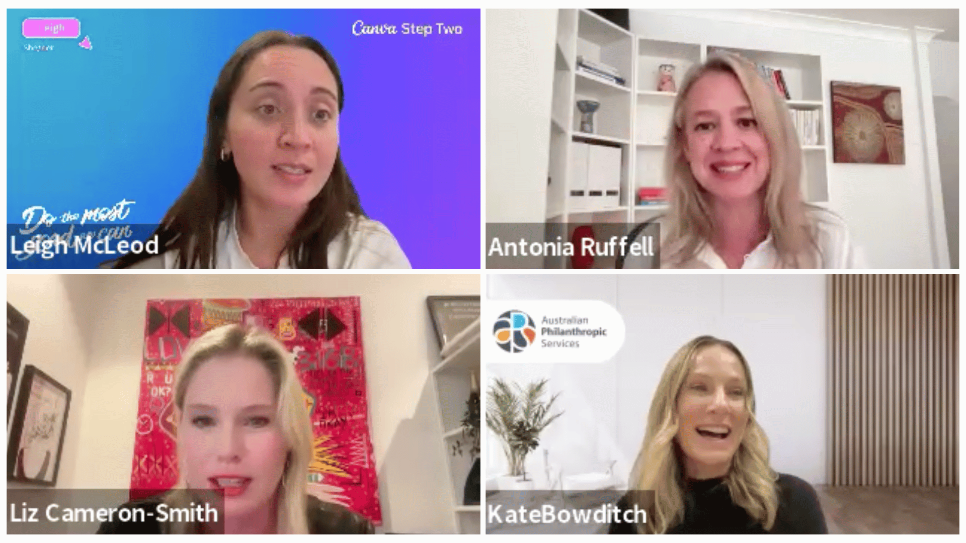 Give with Purpose webinar speakers